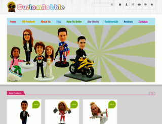 custombobble.co.uk screenshot