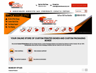 customboxescorp.com screenshot