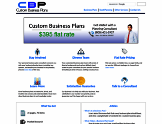 custombusinessplans.com screenshot