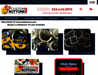 custombuttons.com screenshot