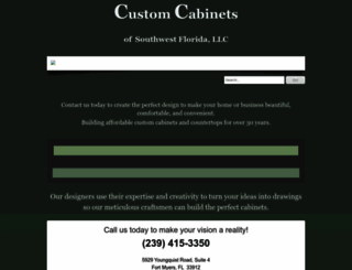 customcabinetsswfl.com screenshot