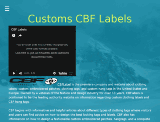 customcbflabels.jimdo.com screenshot