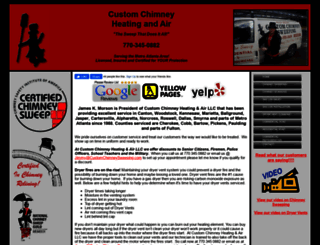 customchimneysweeping.com screenshot