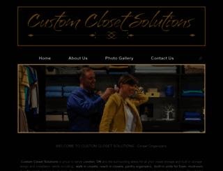 customclosetsolutions.ca screenshot
