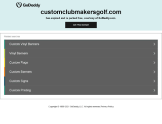 customclubmakersgolf.com screenshot