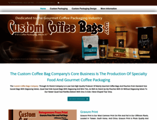 customcoffeebags.com screenshot