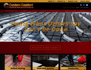 customcomfortinc.com screenshot