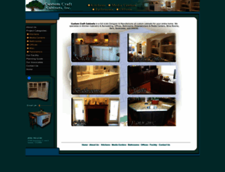 customcraftcabinets.com screenshot