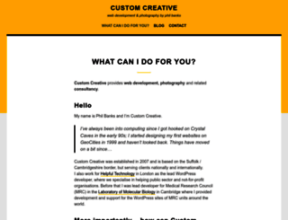 customcreative.co.uk screenshot