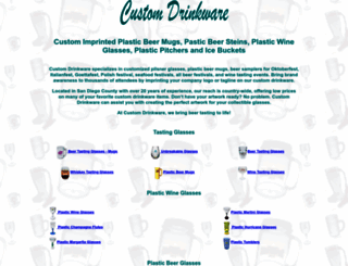 customdrinkware.com screenshot