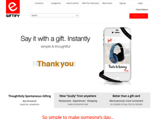 customer.egiftify.com screenshot