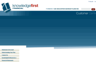 customer.knowledgefirstfinancial.ca screenshot