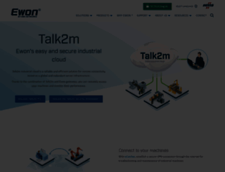 customer.talk2m.com screenshot