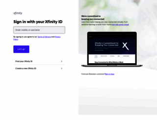 customer.xfinity.com screenshot