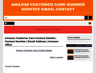 customercare-amazon.blogspot.com screenshot