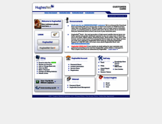 customercare.myhughesnet.com screenshot