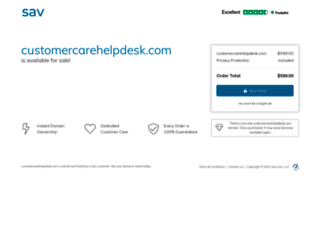 customercarehelpdesk.com screenshot