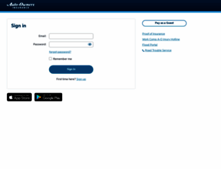 customercenter.auto-owners.com screenshot