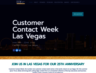 customercontactlearningweek.iqpc.com screenshot