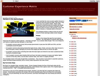 customerexperiencematrix.blogspot.ie screenshot