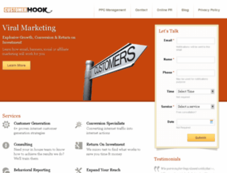 customerhook.com screenshot