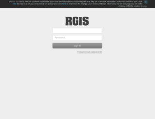 customerportal.rgis.com screenshot