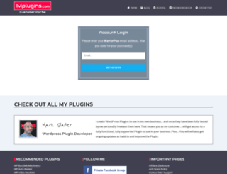 customers.implugins.com screenshot