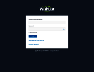 customers.wishlistproducts.com screenshot