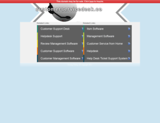 customerservicedesk.co screenshot