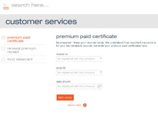 customerservices.edelweisstokio.in screenshot