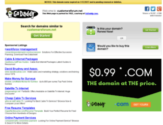customersforum.net screenshot