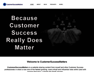 customersuccessmatters.com screenshot