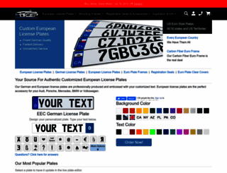 customeuropeanplates.com screenshot