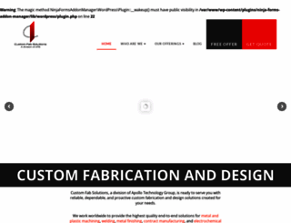 customfabsolutions.com screenshot