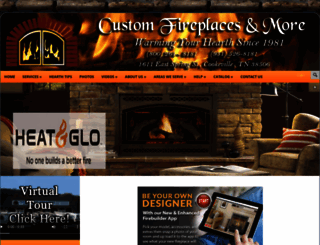 customfireplacesandmore.com screenshot