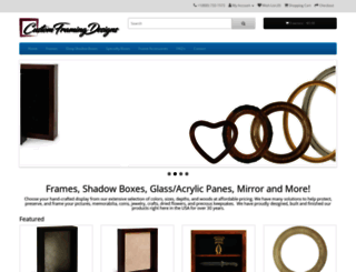 customframingdesigns.com screenshot