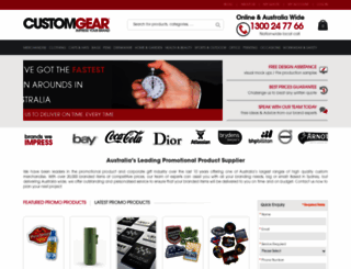customgear.com.au screenshot