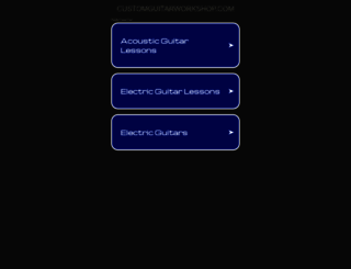customguitarworkshop.com screenshot