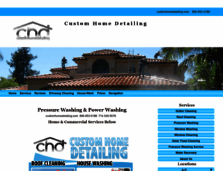 customhomedetailing.com screenshot