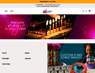 customicing.com.au screenshot