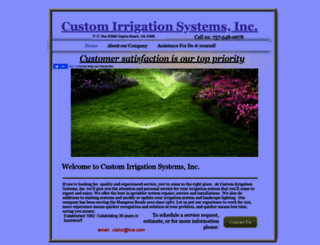 customirrigationsystems.net screenshot