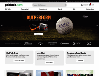 customizedgolfballs.com screenshot