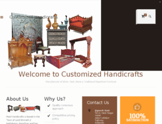 customizedhandicrafts.com screenshot