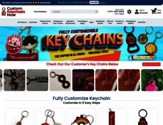 customkeychainnow.com screenshot