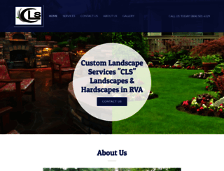 customlandscaperva.com screenshot