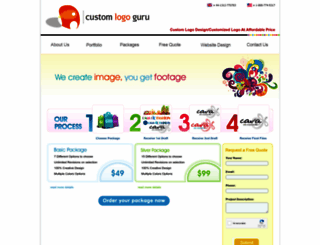 customlogoguru.com screenshot