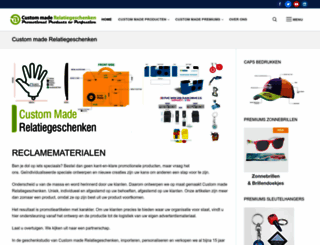 custommade-relatiegeschenken.nl screenshot