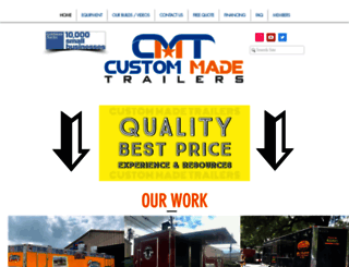 custommadetrailers.com screenshot