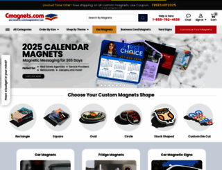custommagnetsdirect.com screenshot