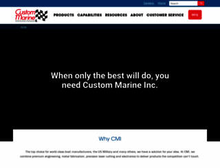 custommarine.com screenshot